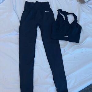 Bo+Tee Black Activewear Set
